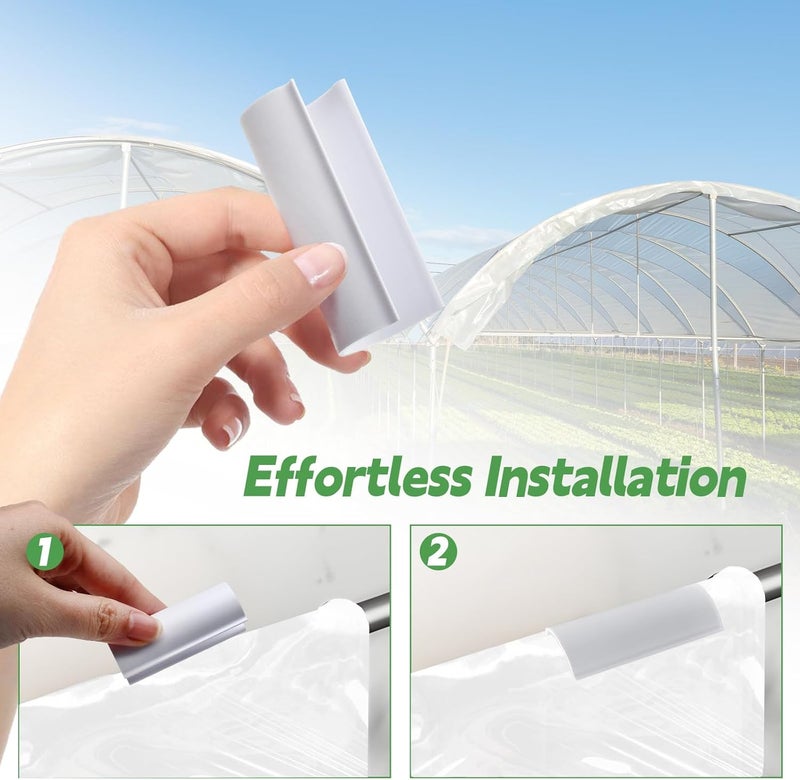 Opfiue 32-Pack Heavy-Duty ABS & PVC Clamps- Multi-Use for Greenhouses/Row Covers/Shelters/Bird Protection (fit 3/4 Inch Pipe) - Image 5
